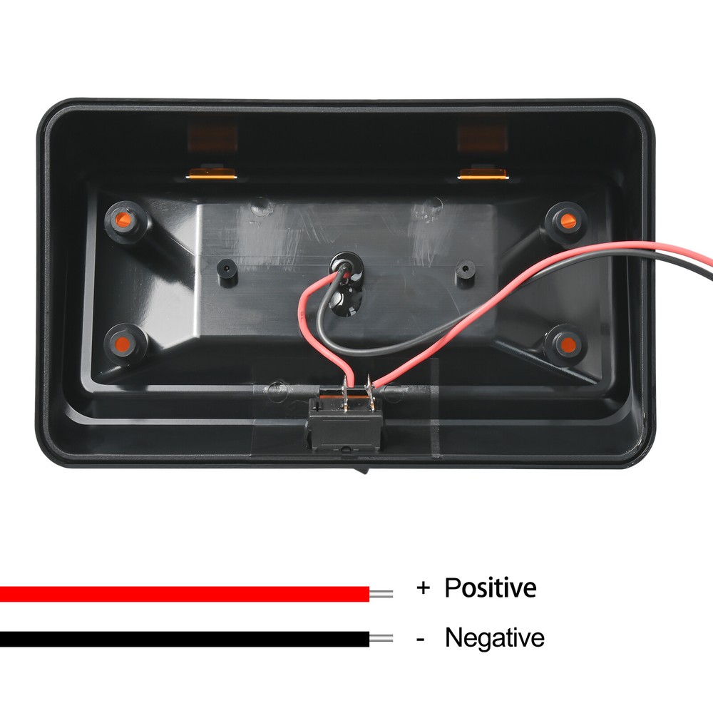 12V RV Porch Utility Light with On/Off Switch 2 Lens Outdoor Motorhome Camper