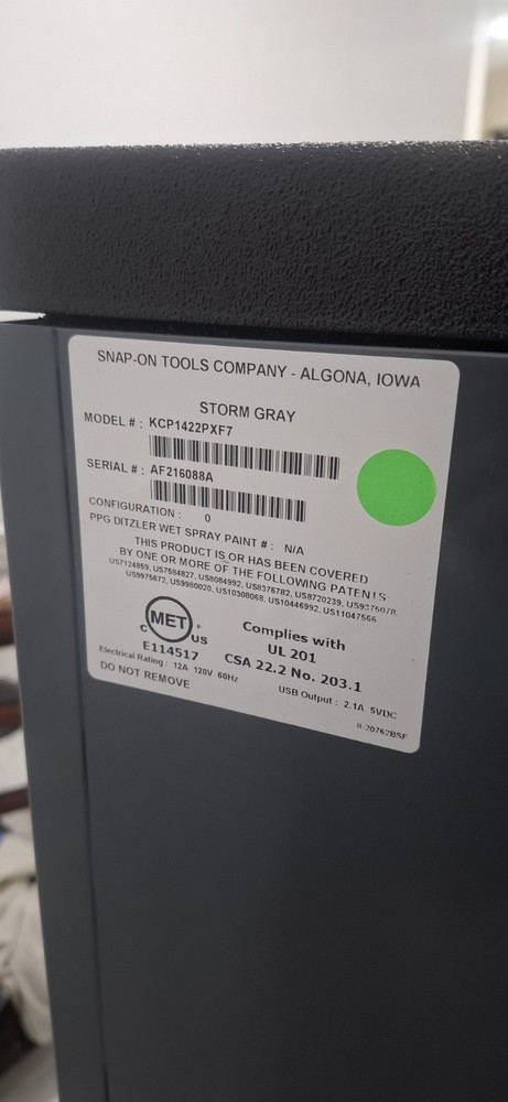 Snapon Tool Box KCP1422PXF7