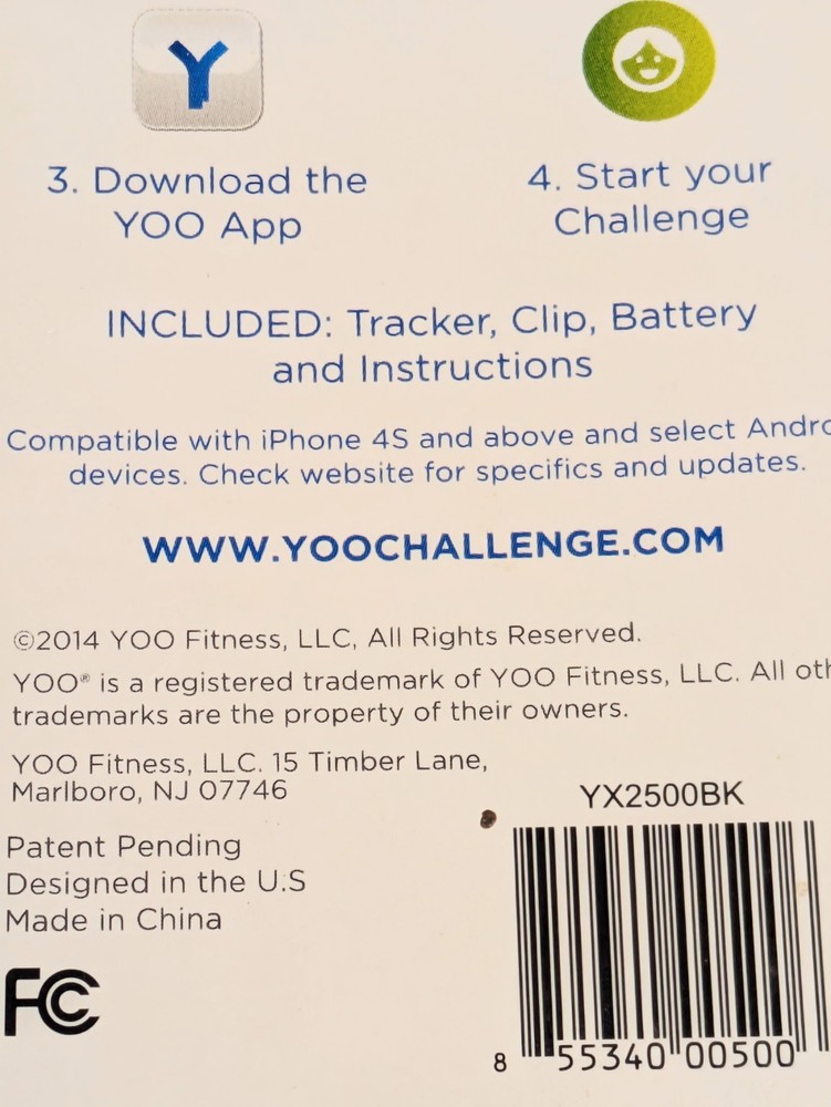 Yoo Mini Wireless Activity Tracker Clip New Free Shipping