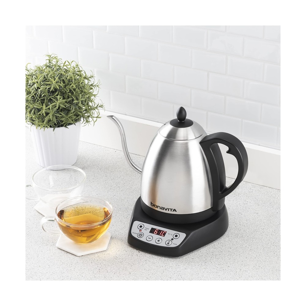 Bonavita BV382510V 1.0L Digital Variable Temperature Gooseneck Kettle