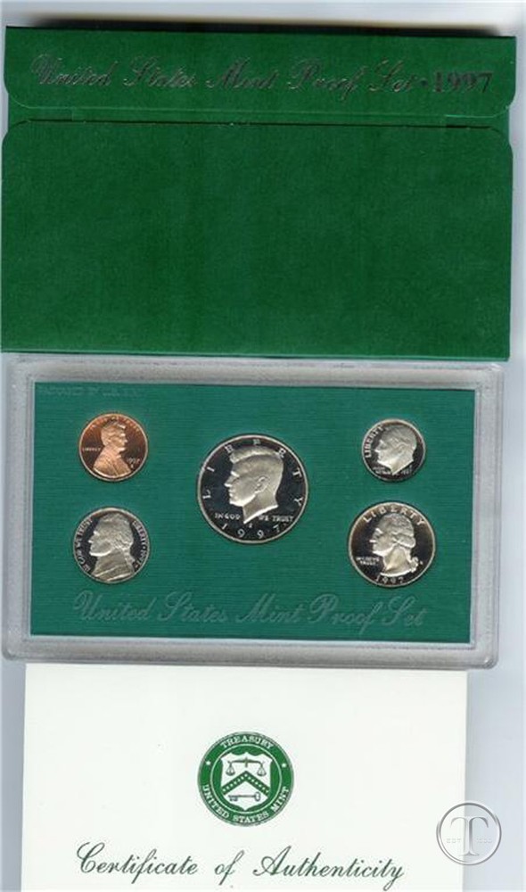 1997 Proof Set - Box/COA Complete - Deep Cameo