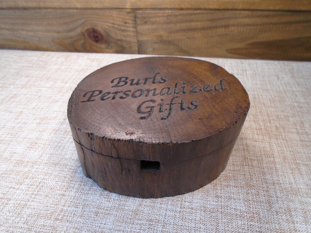 Wood Engraved Ashtray