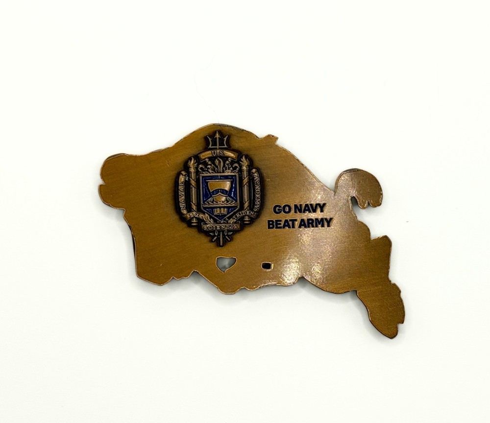 USNA Challenge Coin - Goat Shaped