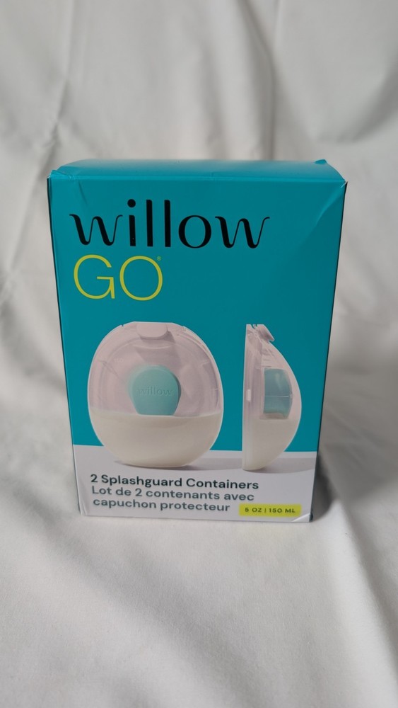 Willow Go 2 Splashguard Containers 5oz 150ml NEW