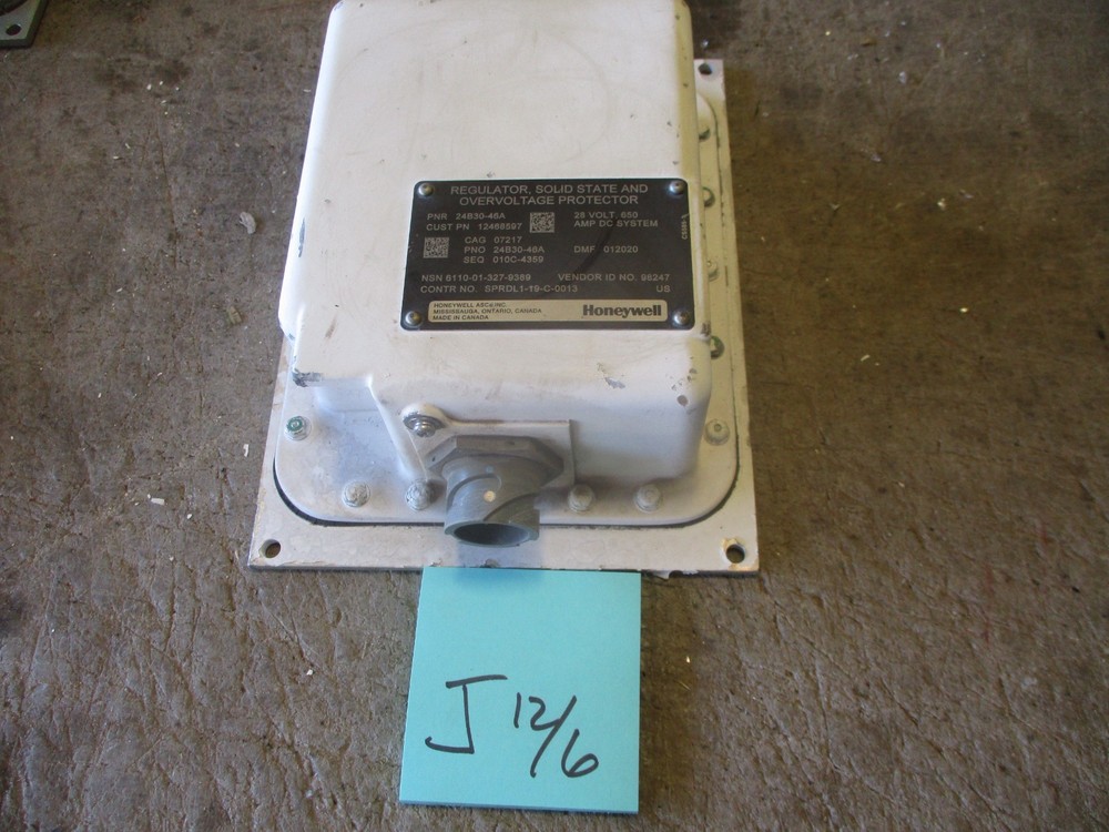 Used? NOS? Regulator, Solid State & Overvoltage Protector 6110-01-327-9389