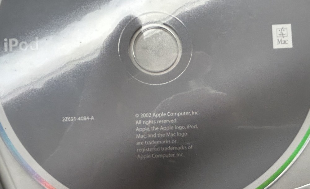 Original iPod CD 2002 New