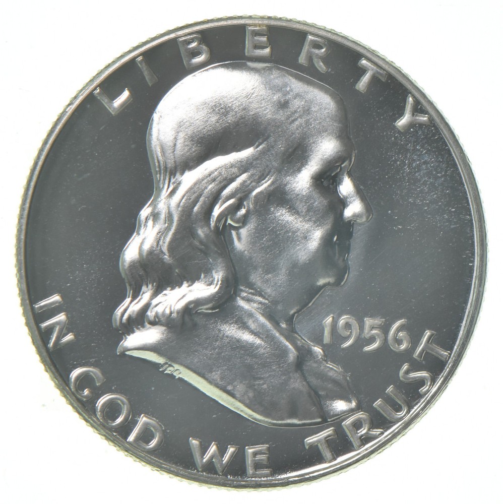 1956 Proof Franklin Half Dollar 90% Silver