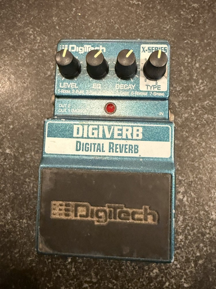 DIGITECH DIGIVERB Digital Reverb  Pedal