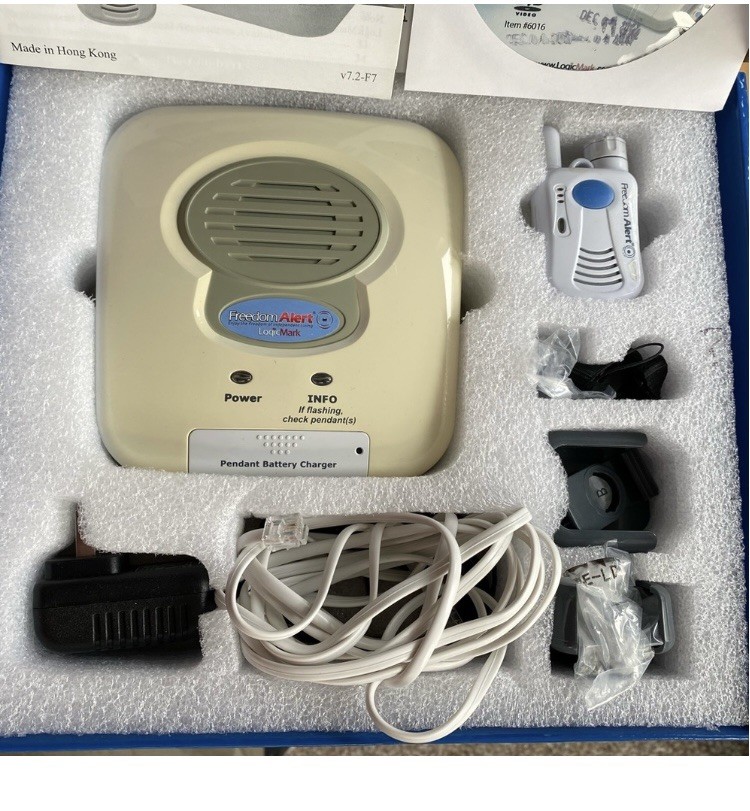 ATS Personal Emergency Response System 2-way Voice Pendant Communicator Set