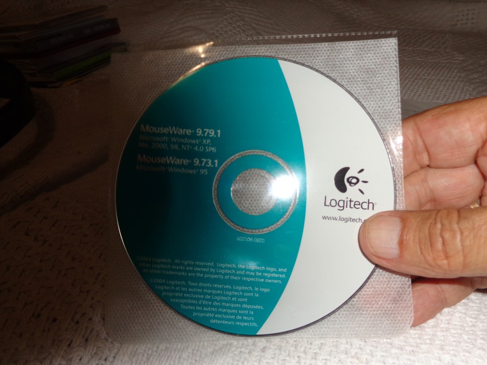 logitech mouseware 9.79.1/ 9.73.1 disc.