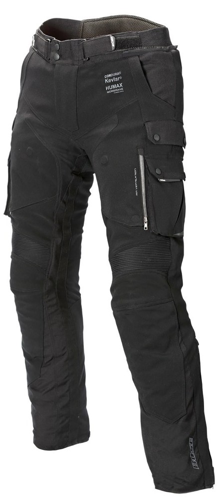 BUSE Borgo black motorcycle trousers