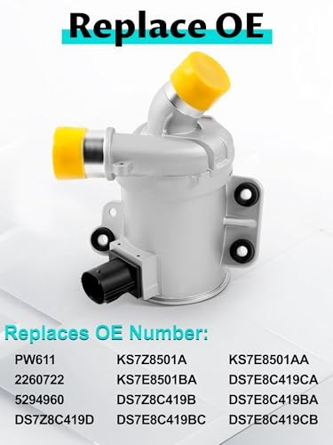 DS7Z8C419D Electric Water Pump Coolant Pump Compatible with Fusion DS7Z8C419BA