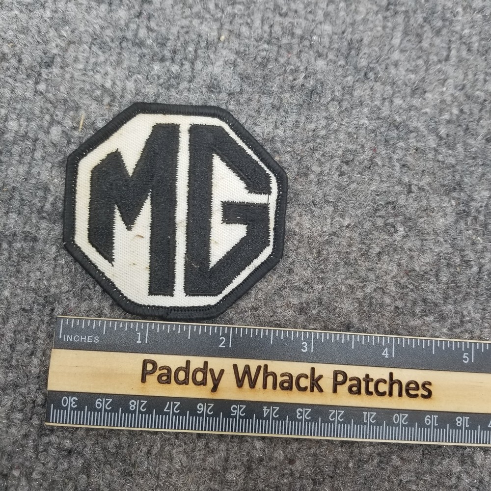 Vintage MG Patch Car Auto AB3
