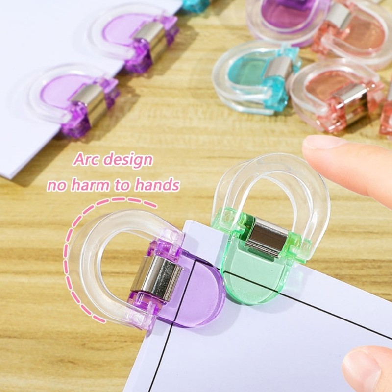 Multipurpose Desk Organizers Spring Clips Plastic Texture for Documents Photos