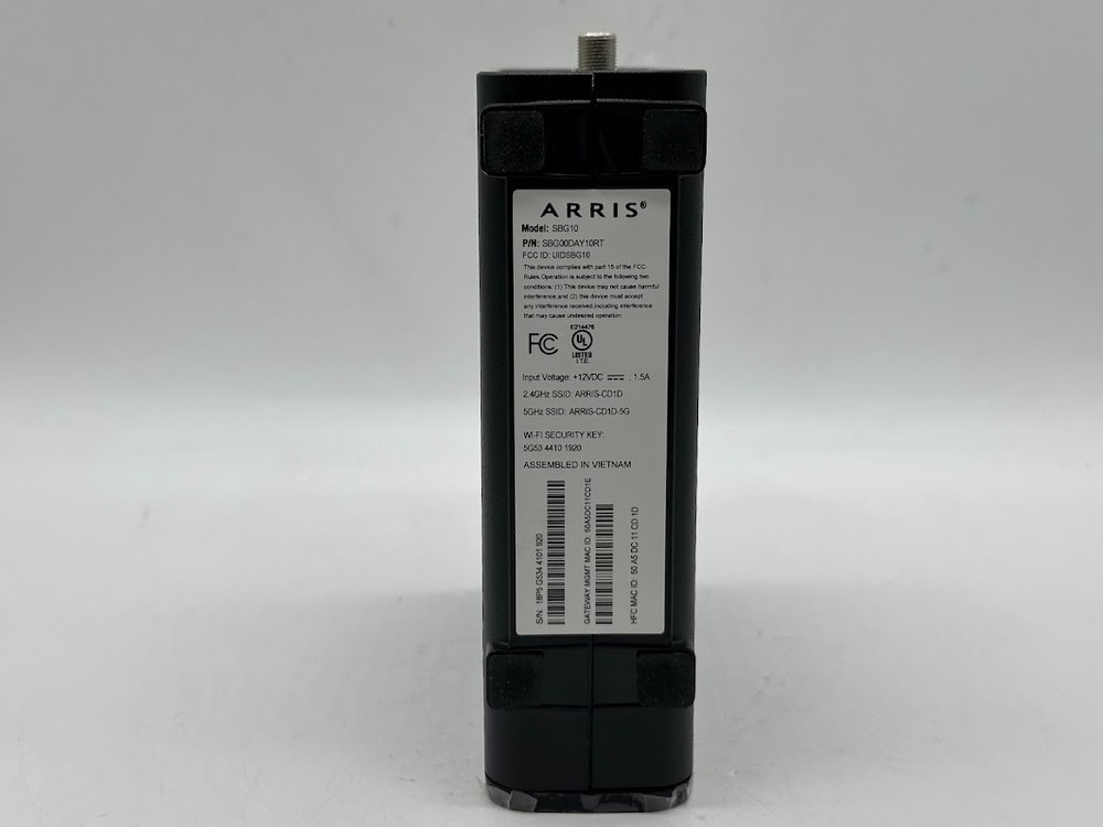 ARRIS (SBG10) - Cable Modem Router Combo