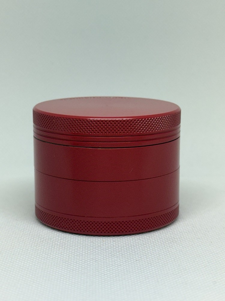 Herb Grinder 4-Piece Set 2.5" Ceramic Non-stick Red