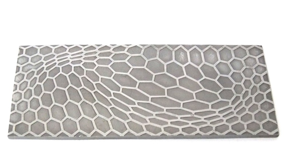 Pattern Texture Plate for Press or Rolling Mill 6 x 2.5 Inch, #75