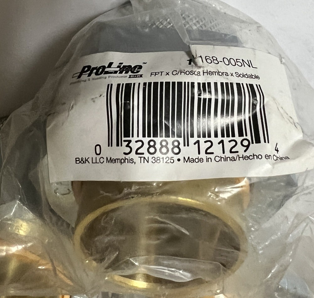 3x 1” FPT Brass Pipe Dielectric Union 168-005NL Soldered fitting & Threaded Lot