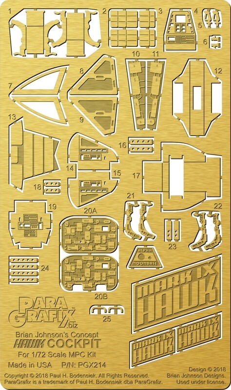 Brian Johnson's Concept Hawk Cockpit (for MPC881 kit)
