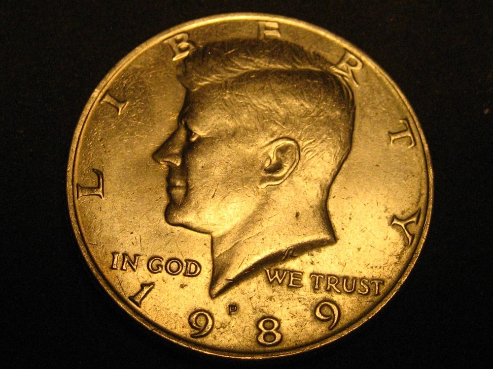 1989-D Kennedy Head Half Dollar BU