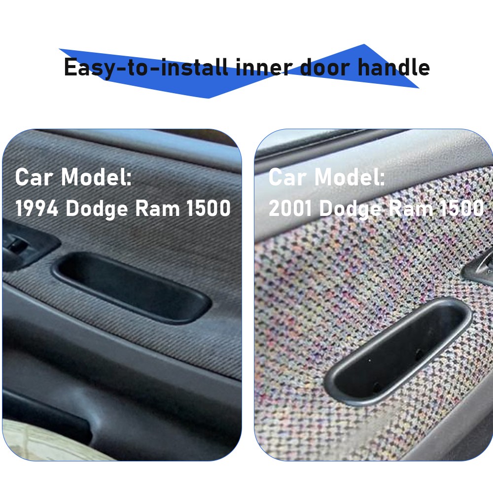 For 1994-2002 Dodge Ram 2500 3500 Left & Right Inner Front Door Pull Handle Cup