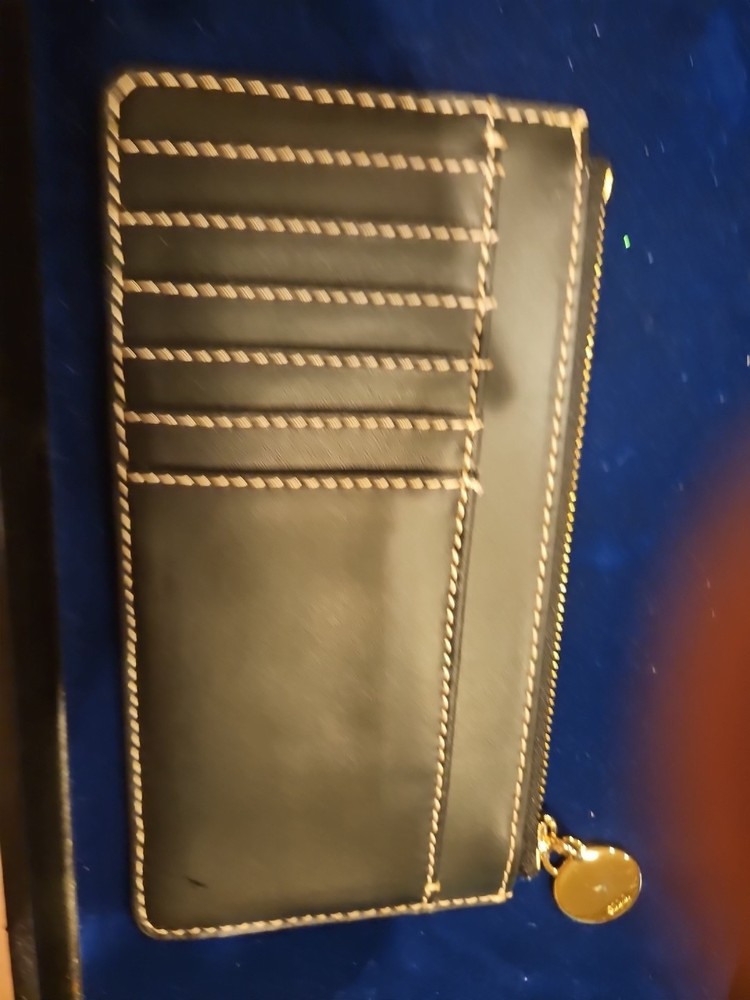 GILI Leather  WALLET POUCH Black