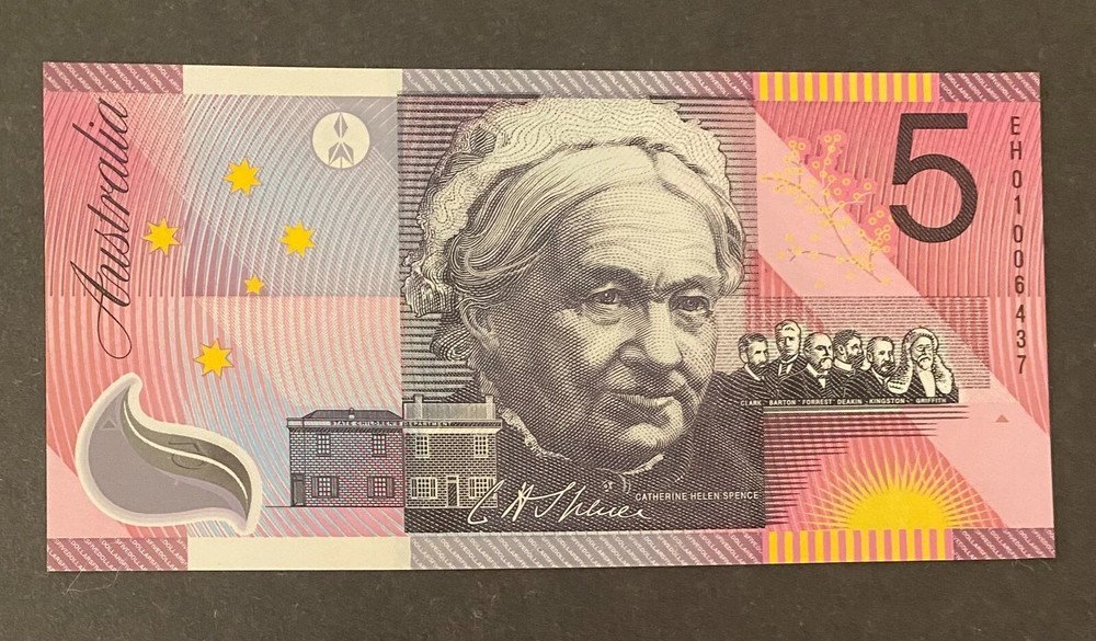 Australia Polymer Banknote 5 dollars, 2001, About UNC