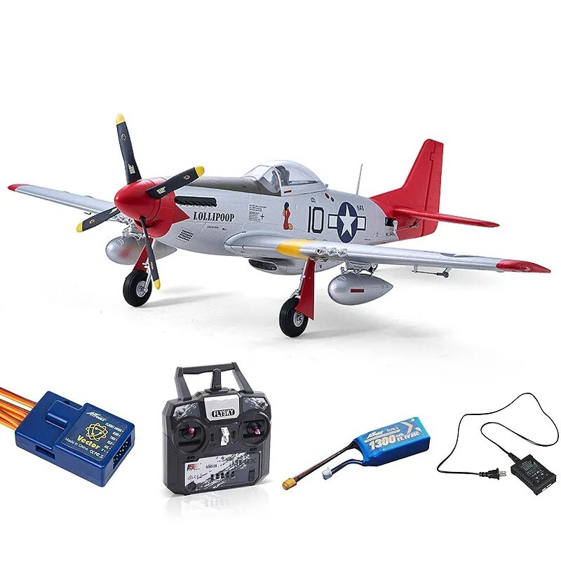 Arrows Hobby 850mm P-51D Mustang with Vector Flight Stabilization System RTF