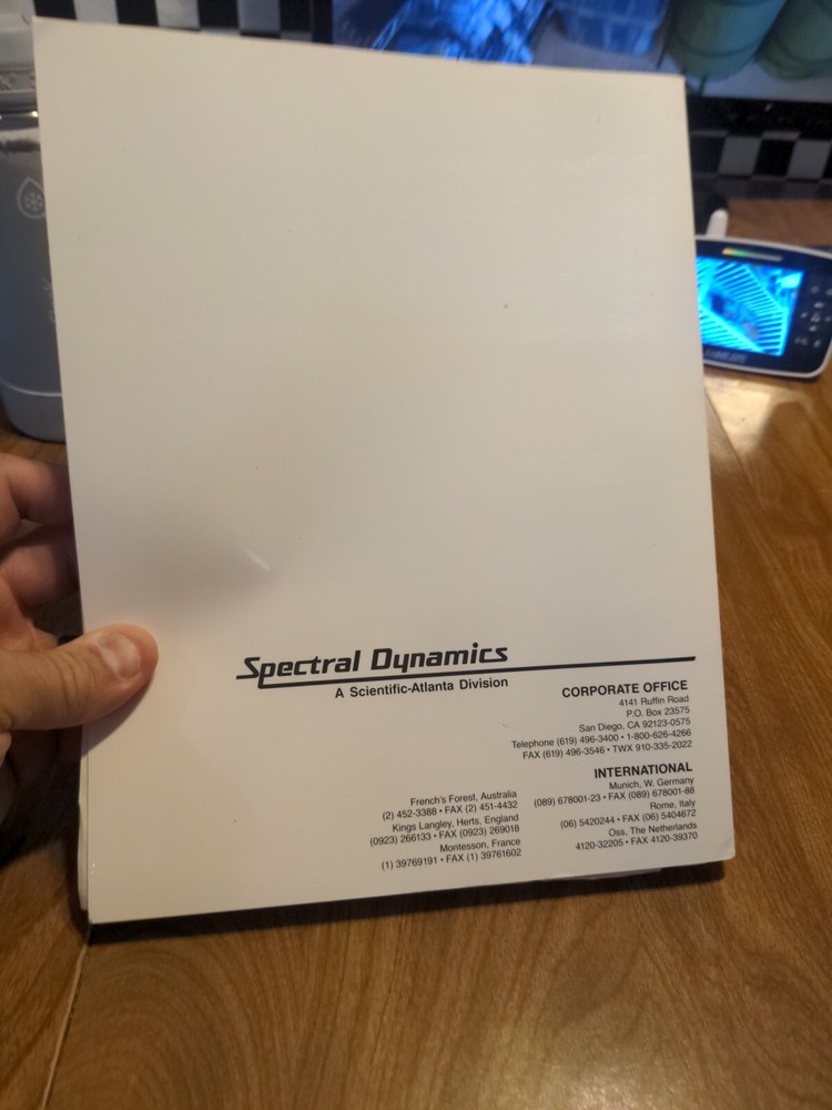 Vibration Handbook 1990 Spectral Dynamics Monitors Transducers Instruments More.