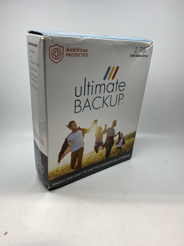 Ultimate Backup Solid State Drive 1TB with Antivirus Protection