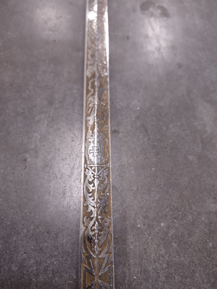 Antique Knights Templar Ceremony Sword With Leather Case.