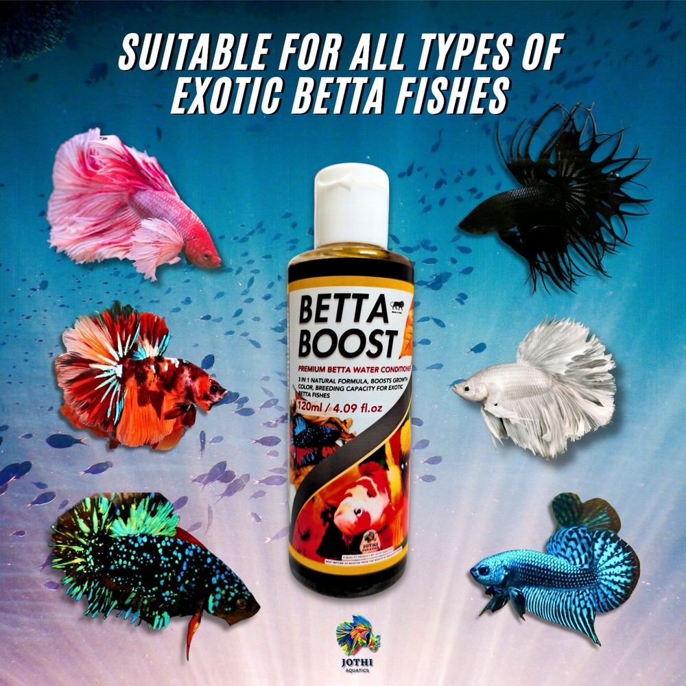 Betta Boost 120ml Betta Fish Aquarium Water Conditioner & Supplement