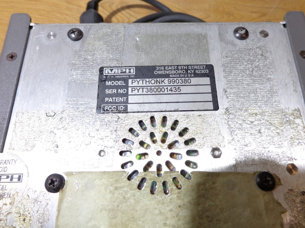 MPH Python II 2 FS K-band Radar PYTHONK 990380 Control Module Base Unit Only