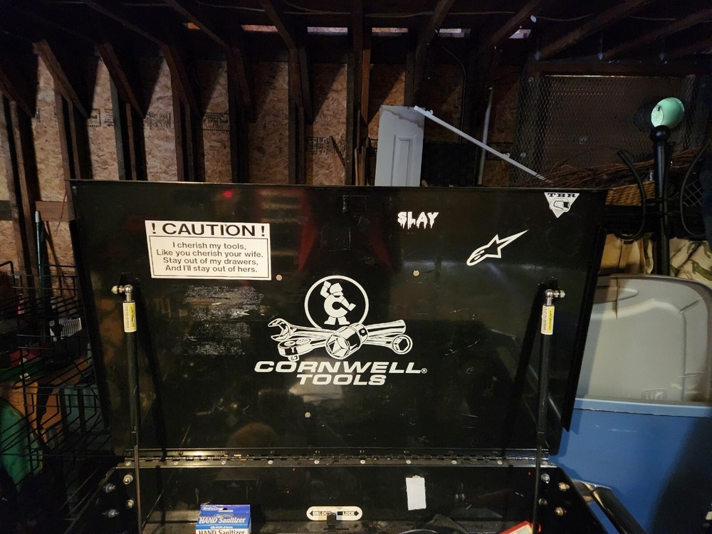 Cornwell, roll away service cart.