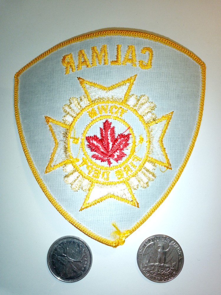 Calmar Fire Department Patch Badge Crest