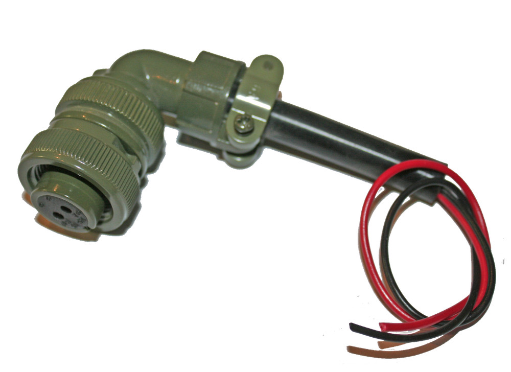 Amphenol Connector Plug for Dump, olive 90, Black Magic Hydraulics