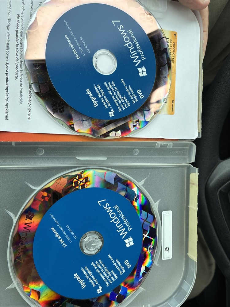 Microsoft Windows 7 Professional Upgrade 32 & 64-bit