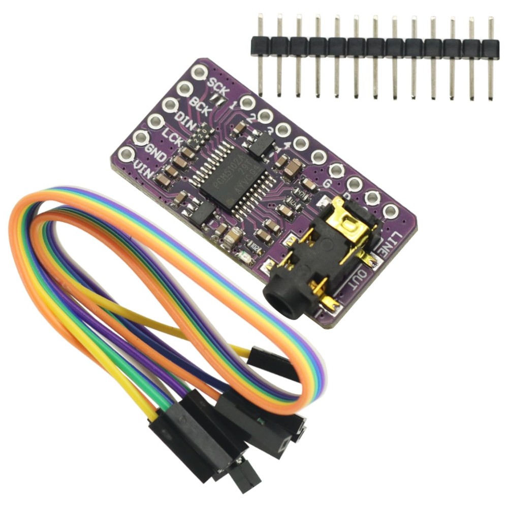 2Pcs IIS PCM5102 PCM5102A AUX Stereo Digital Audio I2S DAC Decoder Board Module