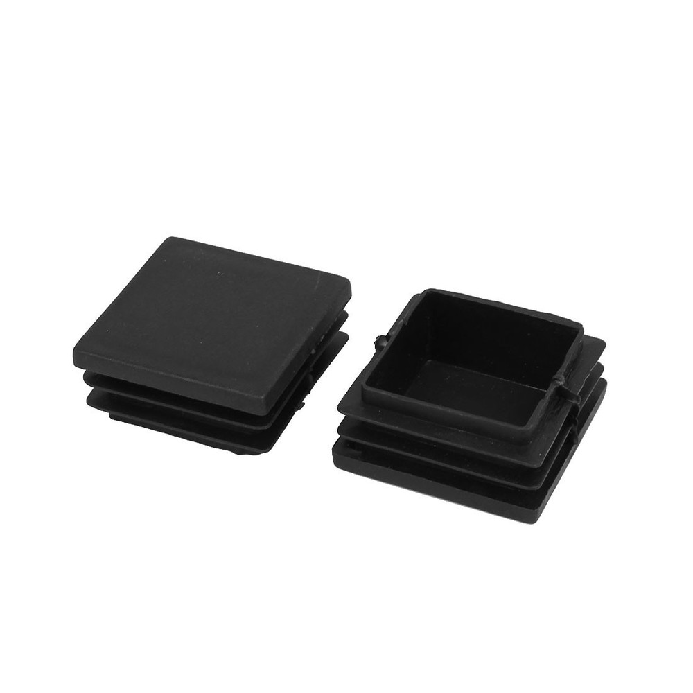 sourcingmap® 40mmx40mm square plastic shutter for black pipe 10pcs