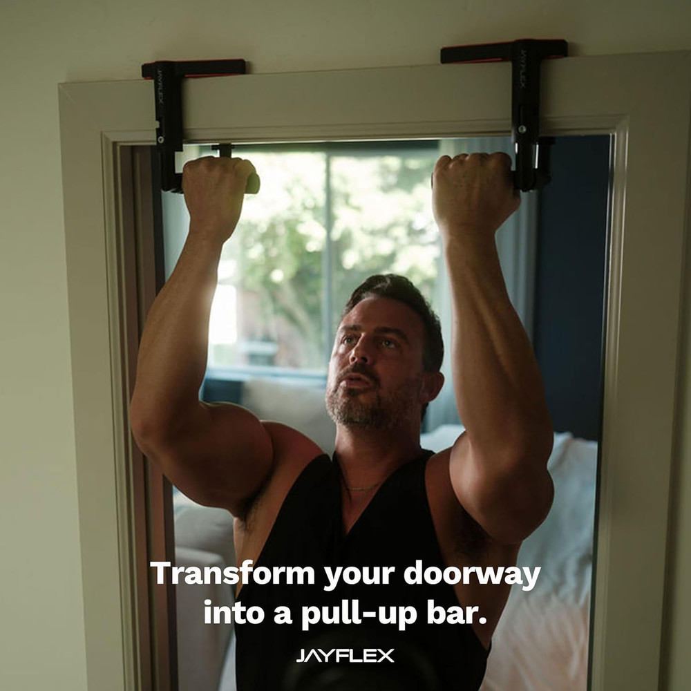 Jayflex Crossgrips Compact Pull up Bar - Pull up Bar Door Frame for Work from Ho