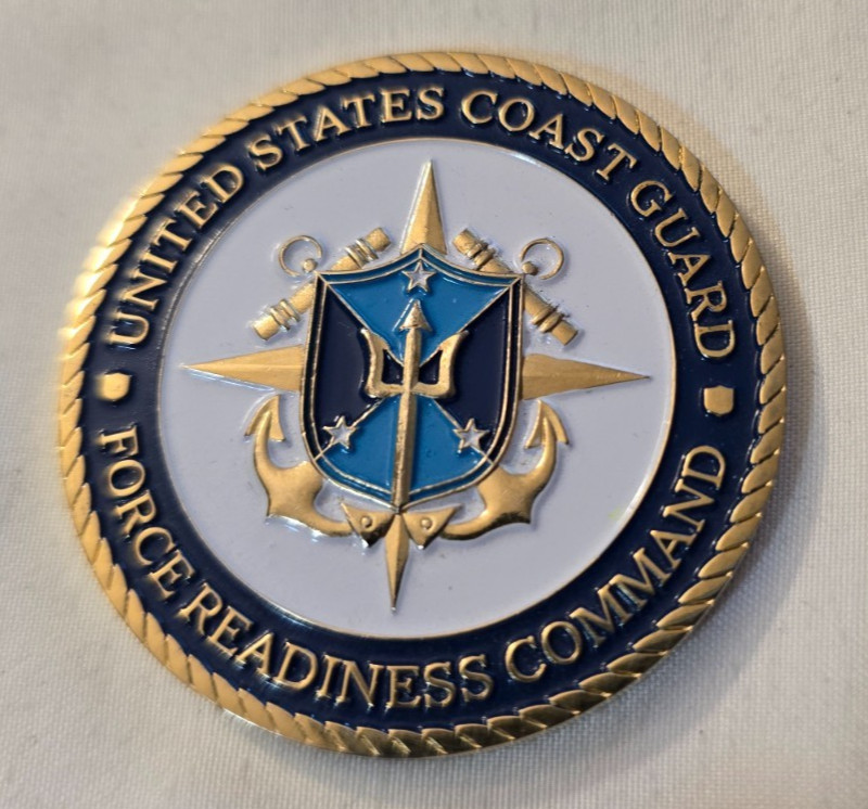 US Coast Guard Force Readiness Command Challenge Coin / USCG