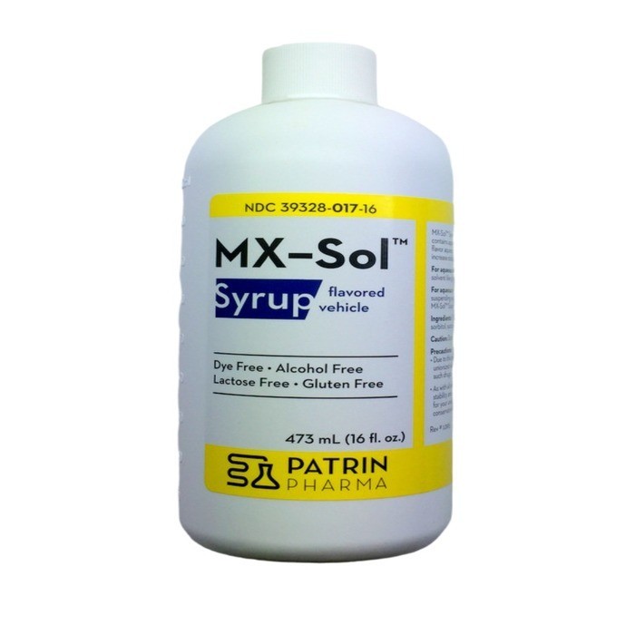 MX-SOL SYRUP FLAVORED CMPD VEHICLE 473ML