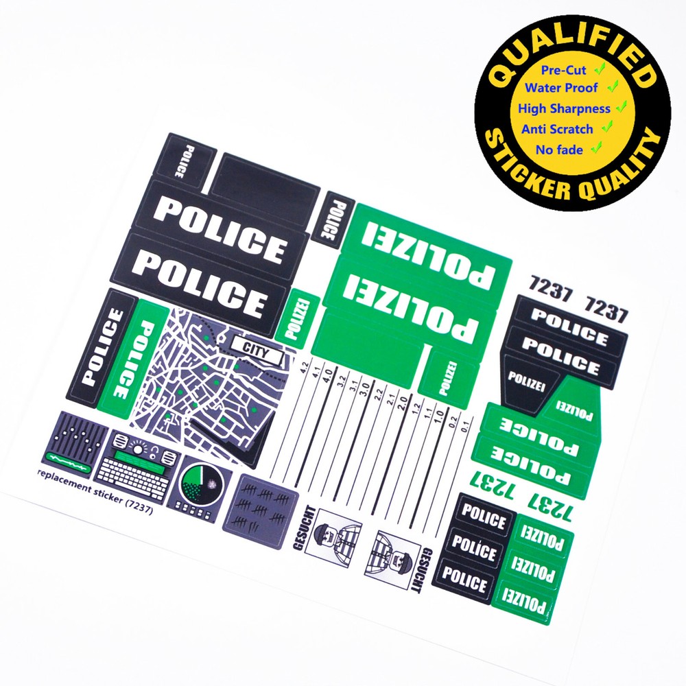 Replacement sticker for set 7237 Precut sticker