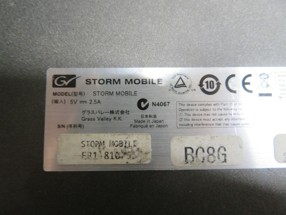 Grass Valley STORM MOBILE Multi I/O Processor