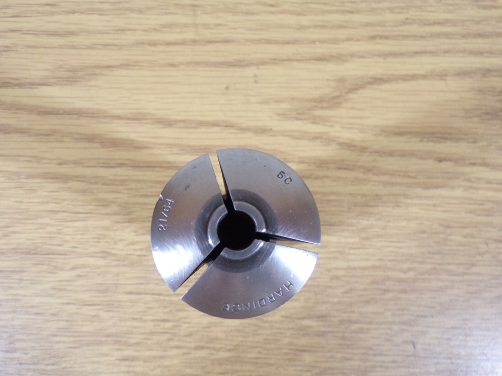 Hardinge 5C Round Smooth Collet, 21/64", No Internal Thread