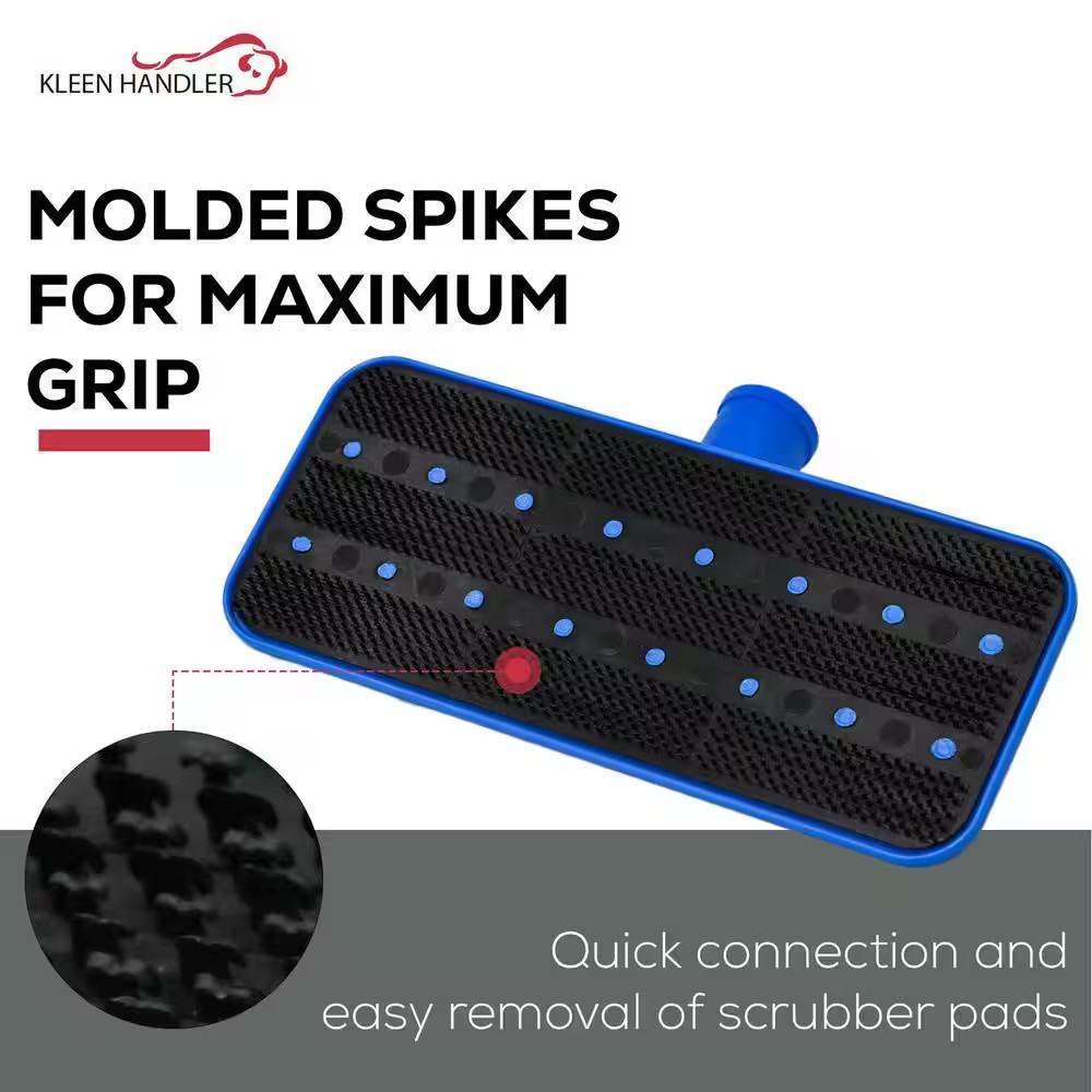 Clean Doodlebug Scrubbing Pad Holder, Blue (2-Pack)