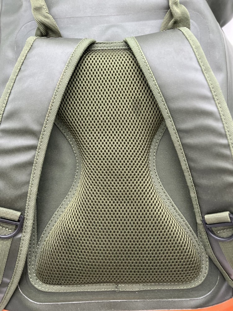 Hunter Target Roll-Top Backpack Cooler -Olive Green/Orange Rubber