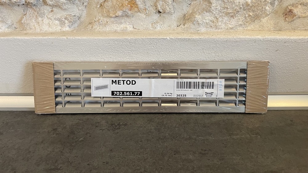 IKEA METHOD 702.561.77 43x9.5 cm Rectangular Ventilation Grille