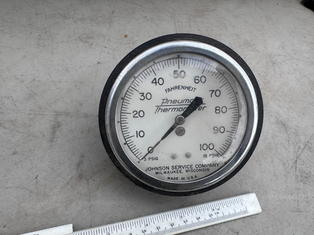 JOHNSON SERVICE CO Pneumatic Thermometer