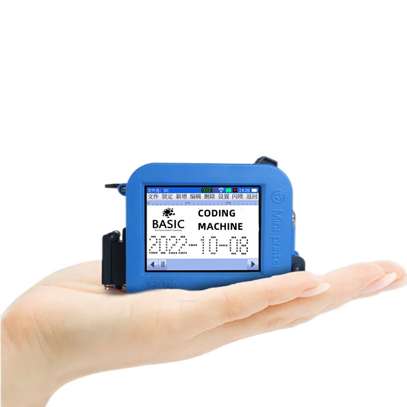 Plastic bag QR code printer, handheld date mini inkjet printer